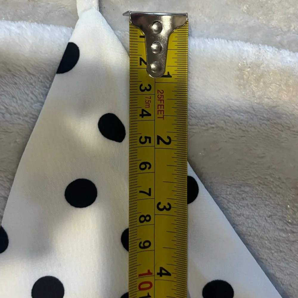 VICI Polka Dot Dress – white maxi dress wedding Payce Halter Kentucky Derby - Picture 8 of 10